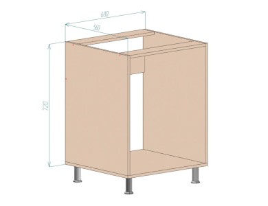 Корпус &laquo;Тумба под мойку&raquo;