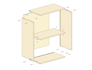 Корпус &laquo;Верхний кухонный шкаф Н720&raquo;