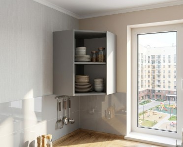 Корпус &laquo;Верхний кухонный шкаф угловой 600х600&raquo;