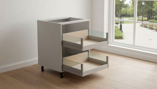 Нижний прямой с 2 ящиками