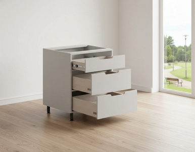 Нижний прямой с 3 ящиками