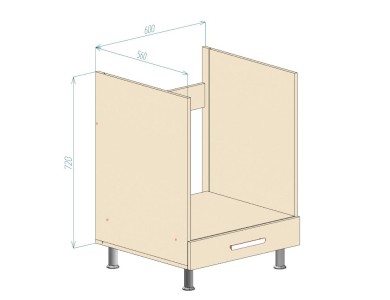Корпус &laquo;&laquo;Тумба под духовку&raquo;