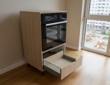 Стойка под духовой шкаф с 1 ящиком Н960