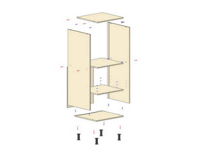 Стойка под духовой шкаф Н1320