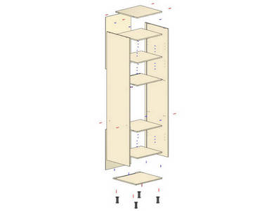 Стойка под духовой шкаф Н2240