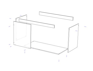 Корпус &laquo;Нижняя тумба угловая под мойку&raquo;